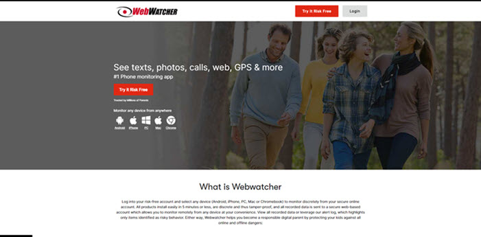 Espi&atilde;o WebWatcher