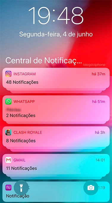 Hist&oacute;rico de Notifica&ccedil;&otilde;es no iPhone
