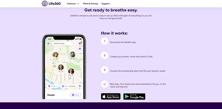 Localiza&ccedil;&atilde;o no Life360
