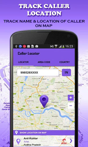 Rastrear um n&uacute;mero com Mobile Number Locator
