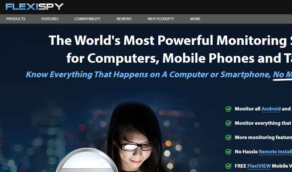 FlexiSPY Handy &Uuml;berwachungs-App