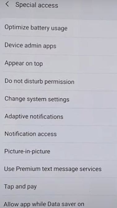 Sonderzugriff f&uuml;r Apps auf Android