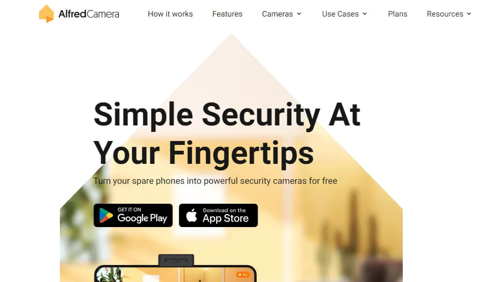 Alfred &Uuml;berwachungskamera-App