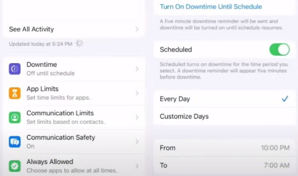 Apps auf iPhone &uuml;ber Bildschirmzeit einschr&auml;nken