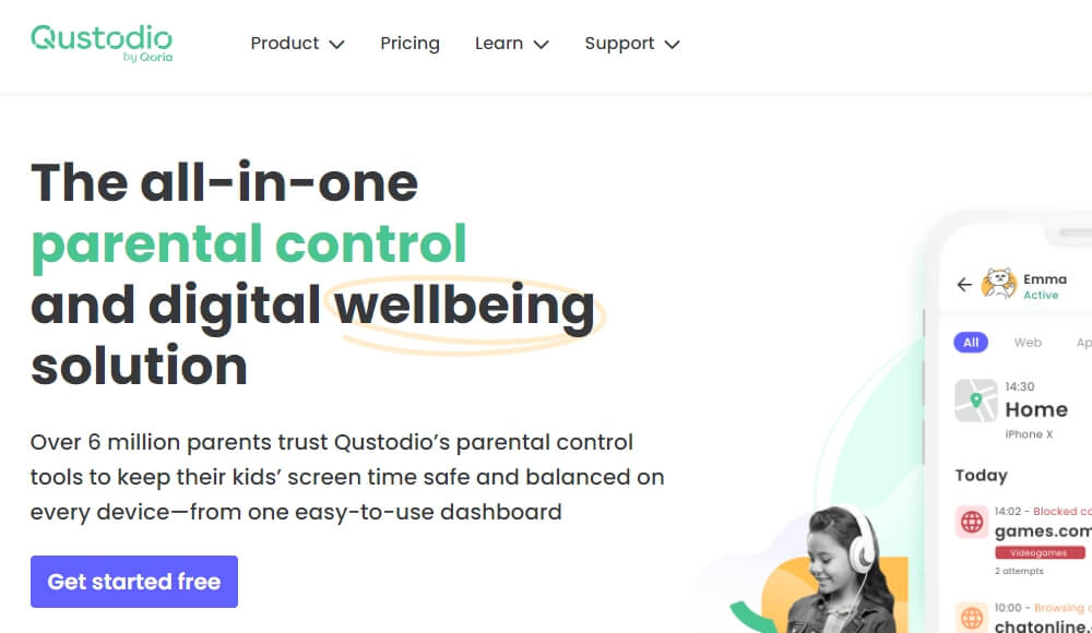 Qustodio Handy &Uuml;berwachungs-App