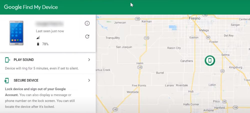  Handy-Ortung mit &bdquo;Find My device&rdquo;