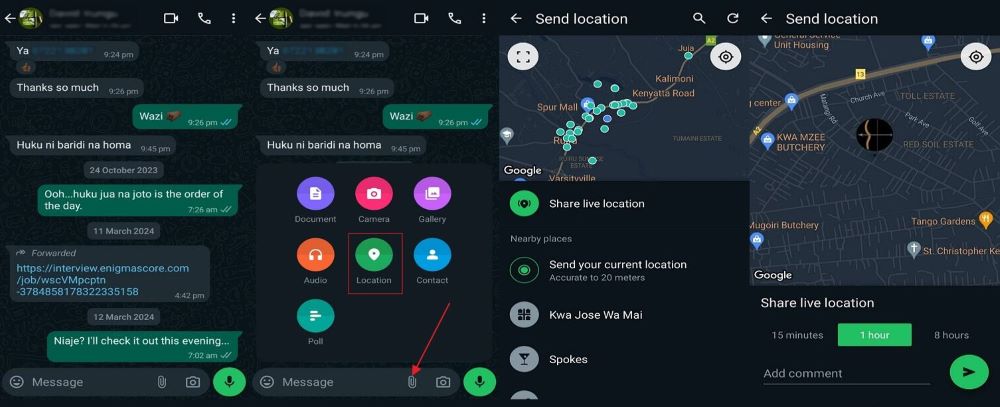  So lokalisiert du ein Handy via WhatsApp 