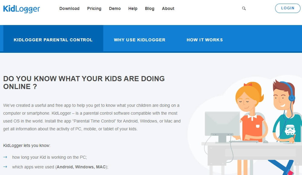 KidLogger &Uuml;berwachungs-App f&uuml;r Kinder