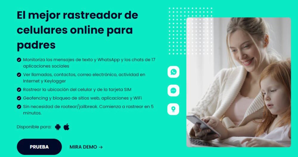 App de espionaje de tel&eacute;fonos Spylix