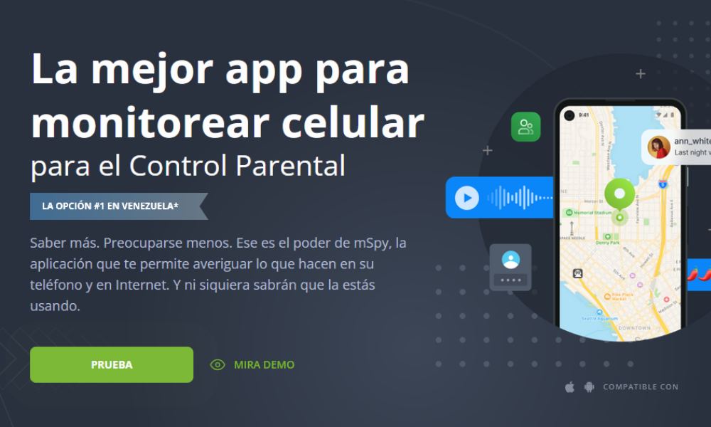 App esp&iacute;a de iPhone mSpy
