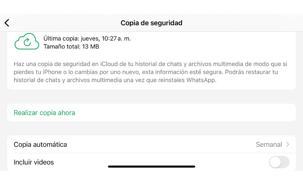 C&oacute;mo espiar WhatsApp con la copia de seguridad