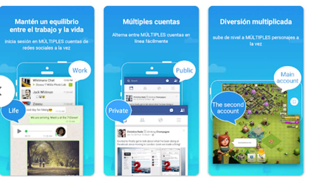 Parallel Space app de clonaci&oacute;n