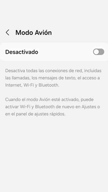 C&oacute;mo usar el modo avi&oacute;n para ver estados