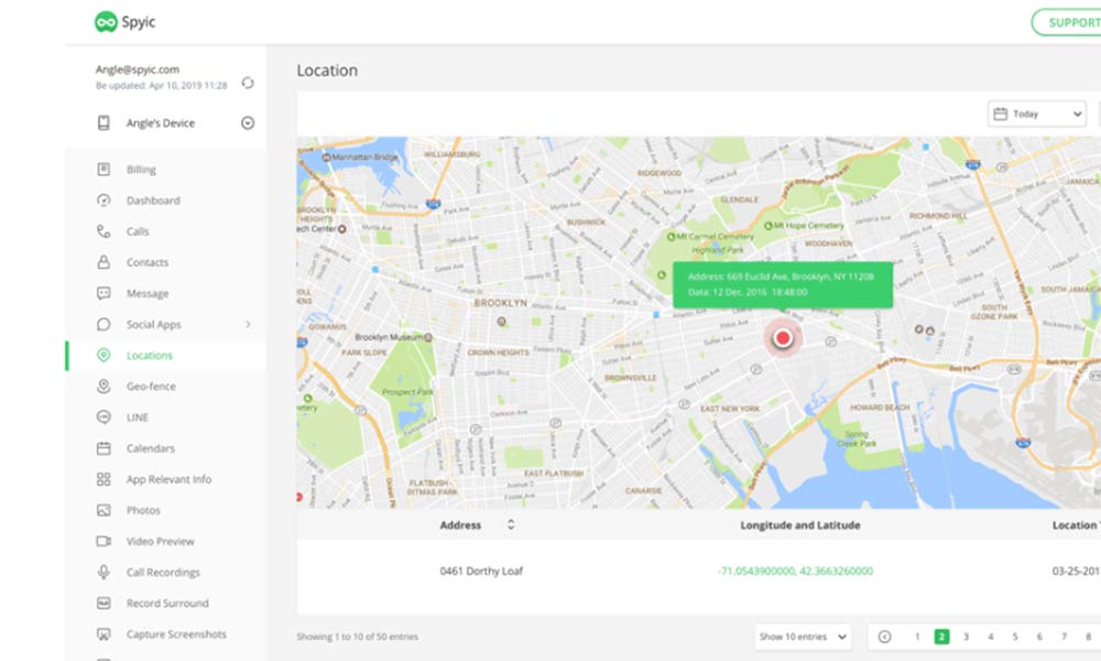 Localizar tel&eacute;fono por GPS con Spyic