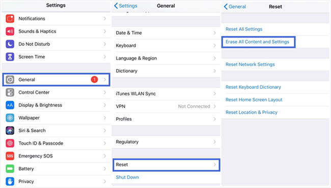 iPhone Call History Settings