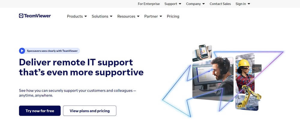 TeamViewer phone monitoring app