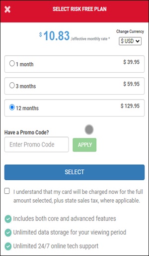 Webwatcherのオンラインダッシュボードにアクセスする