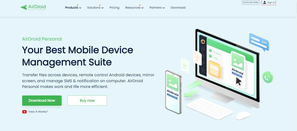AirDroid phone call tracker