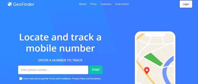 GEOfinder phone number locator