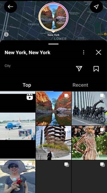 Track someone&rsquo;s location via Instagram