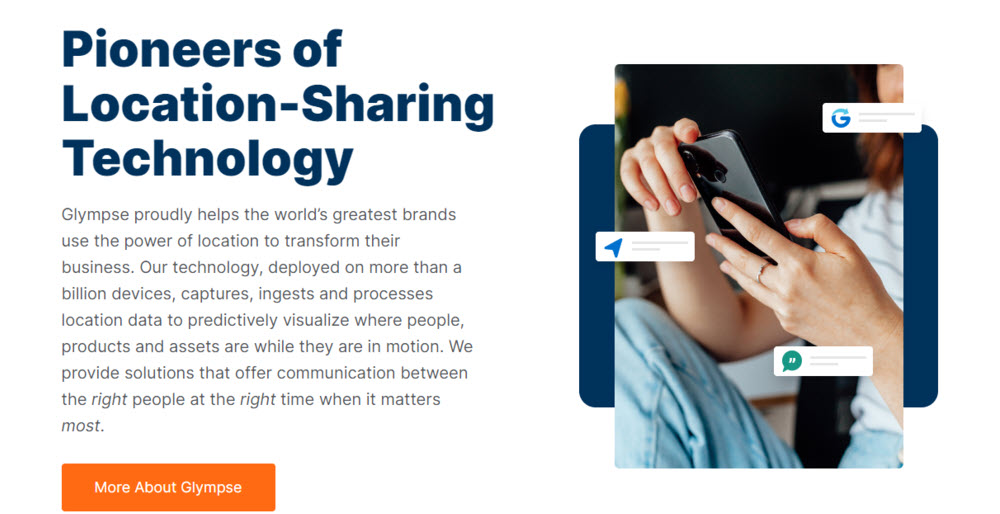 Android用家族追跡アプリGlympse
