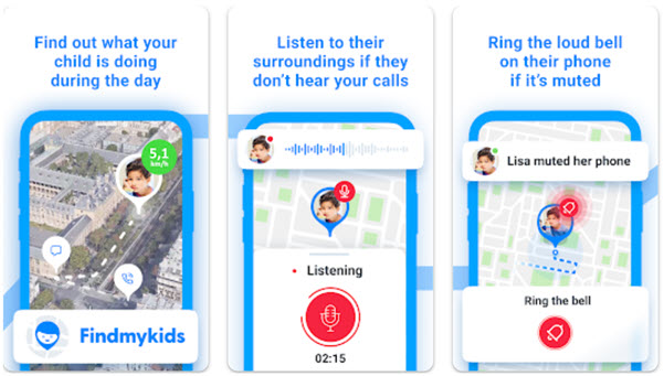 親子向けのGPSトラッカーFind My Kids