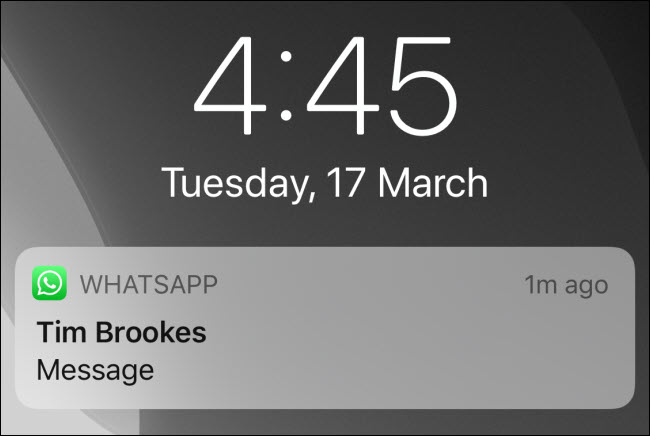 WhatsApp bildirimg&ouml;r&uuml;n&uuml;m&uuml;