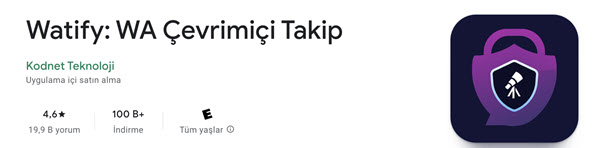 Watify &Ccedil;evrimi&ccedil;i WhatsApp Takip